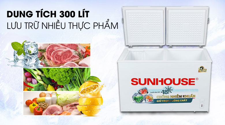 Dung t&iacute;ch tủ tr&ecirc;n 300l